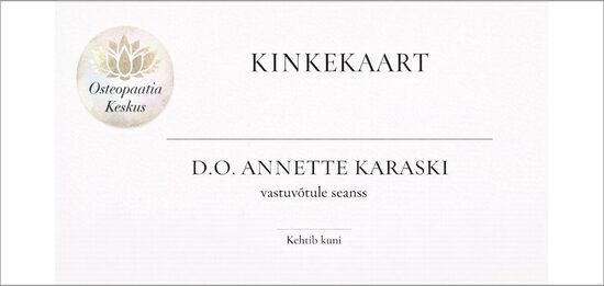 Kinkekaart